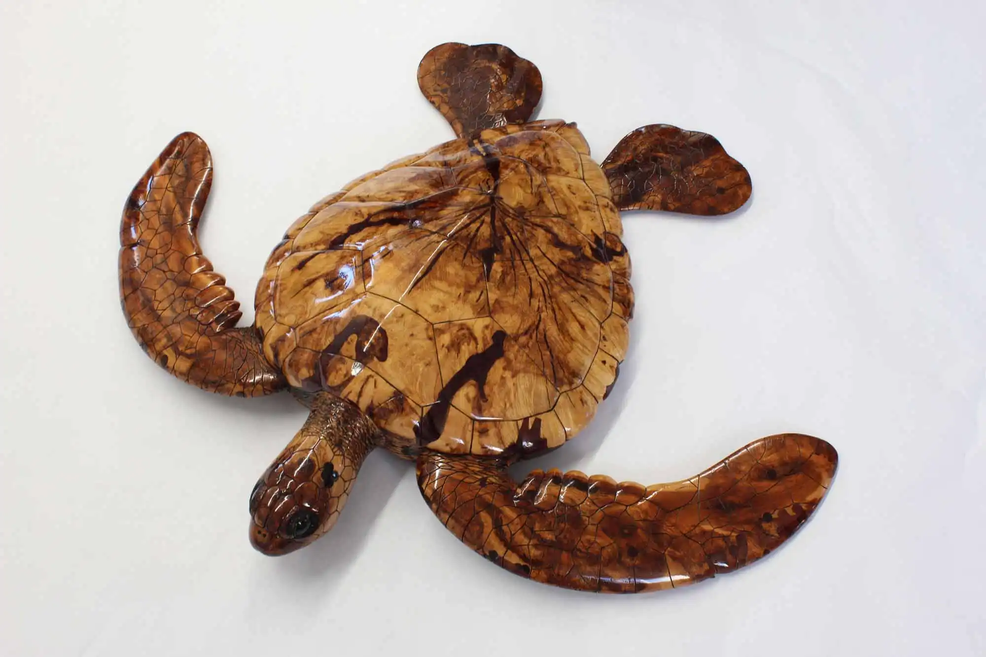 Sea Turtle woodcarving sculpture